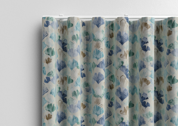 Palm Beach Faux Silk, Cool Water - Made to Measure Curtain - Image 13